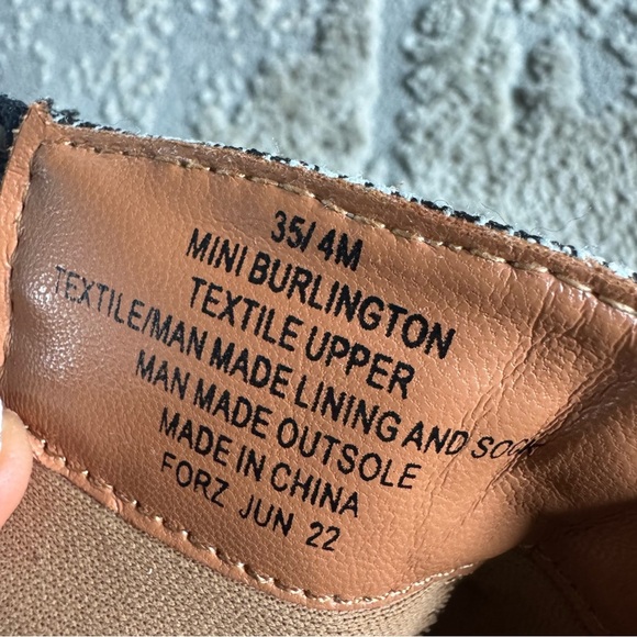 Kurt Geiger Mini Burlington Bootie ankle boots gingham black white bejeweled 6.5 - Picture 9 of 16